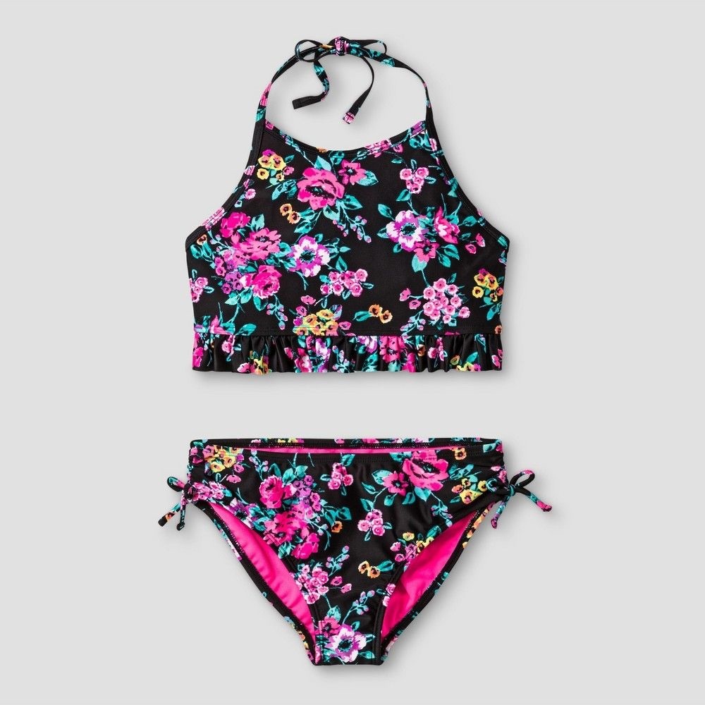Youth large halter top bikini
